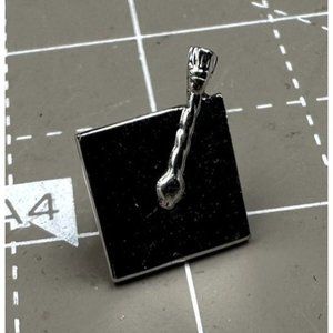 Vintage Sterling Silver Graduation Cap Lapel Pin